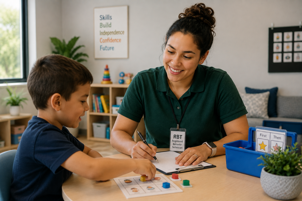 Registered Behavior Technician Training session with instructor